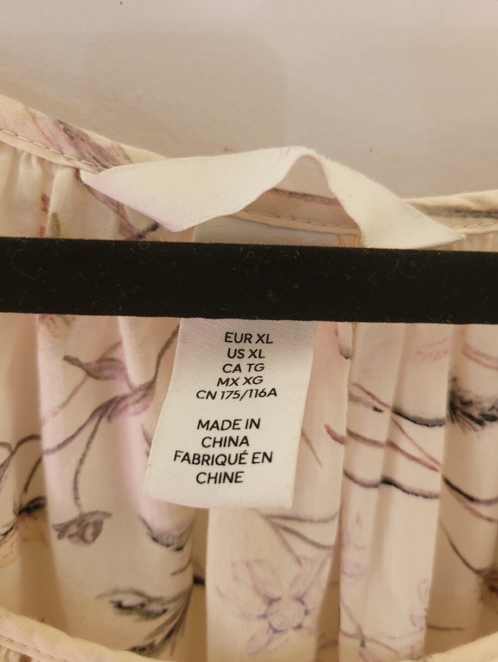H&M XL Cream Floral Boho Maxi Dress - Picture 3 of 9